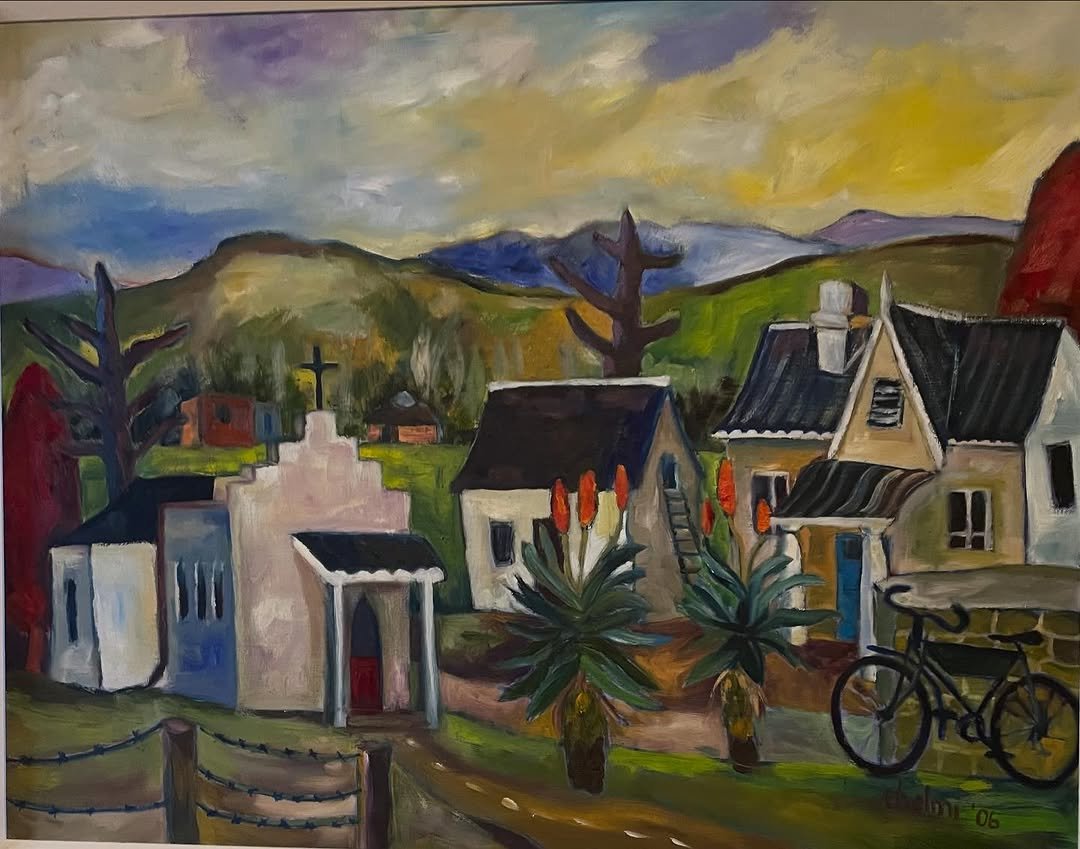 Reminiscing about the old days when I did this oil painting for the Weavers in 2006