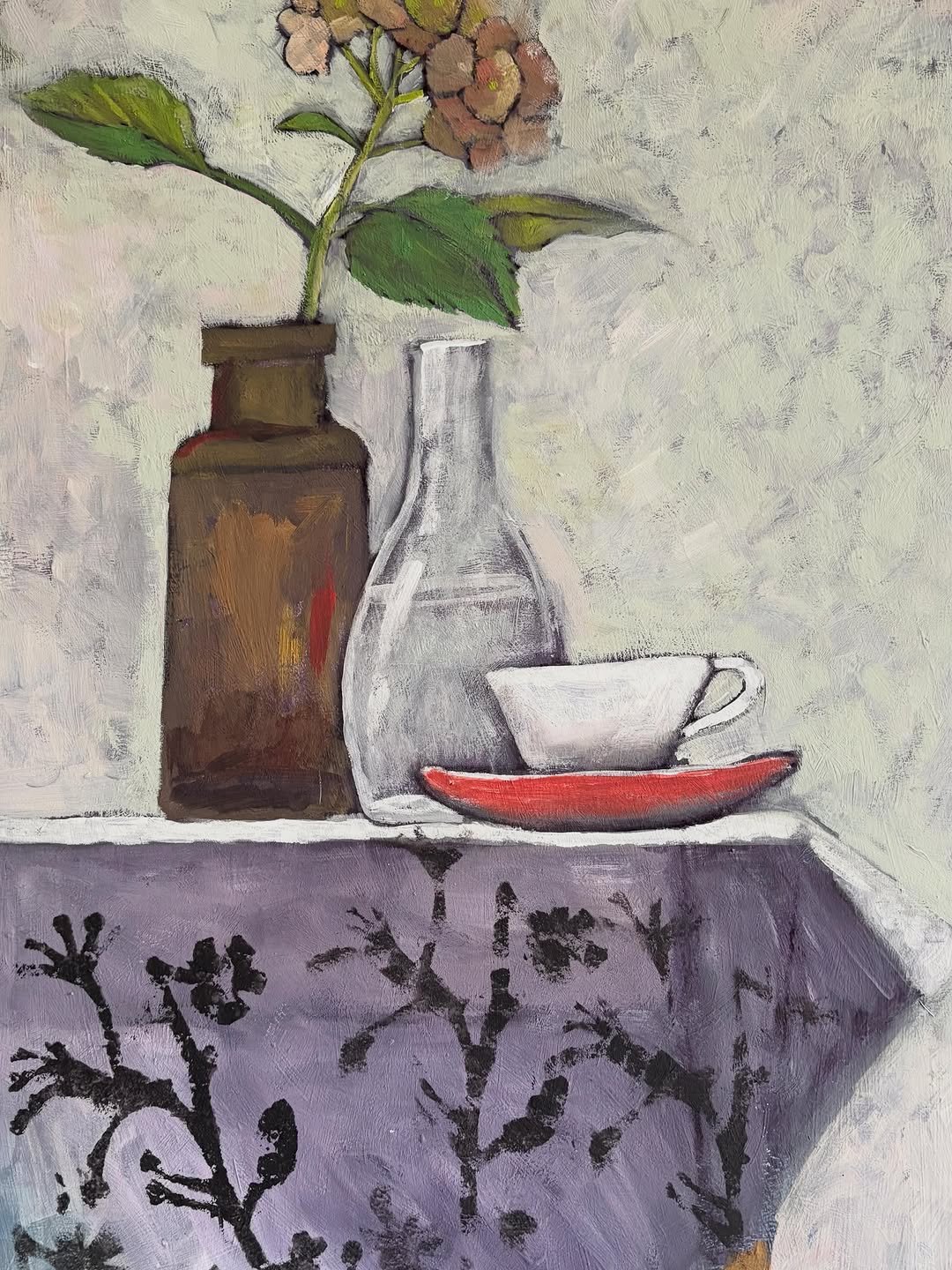Acrylics on board